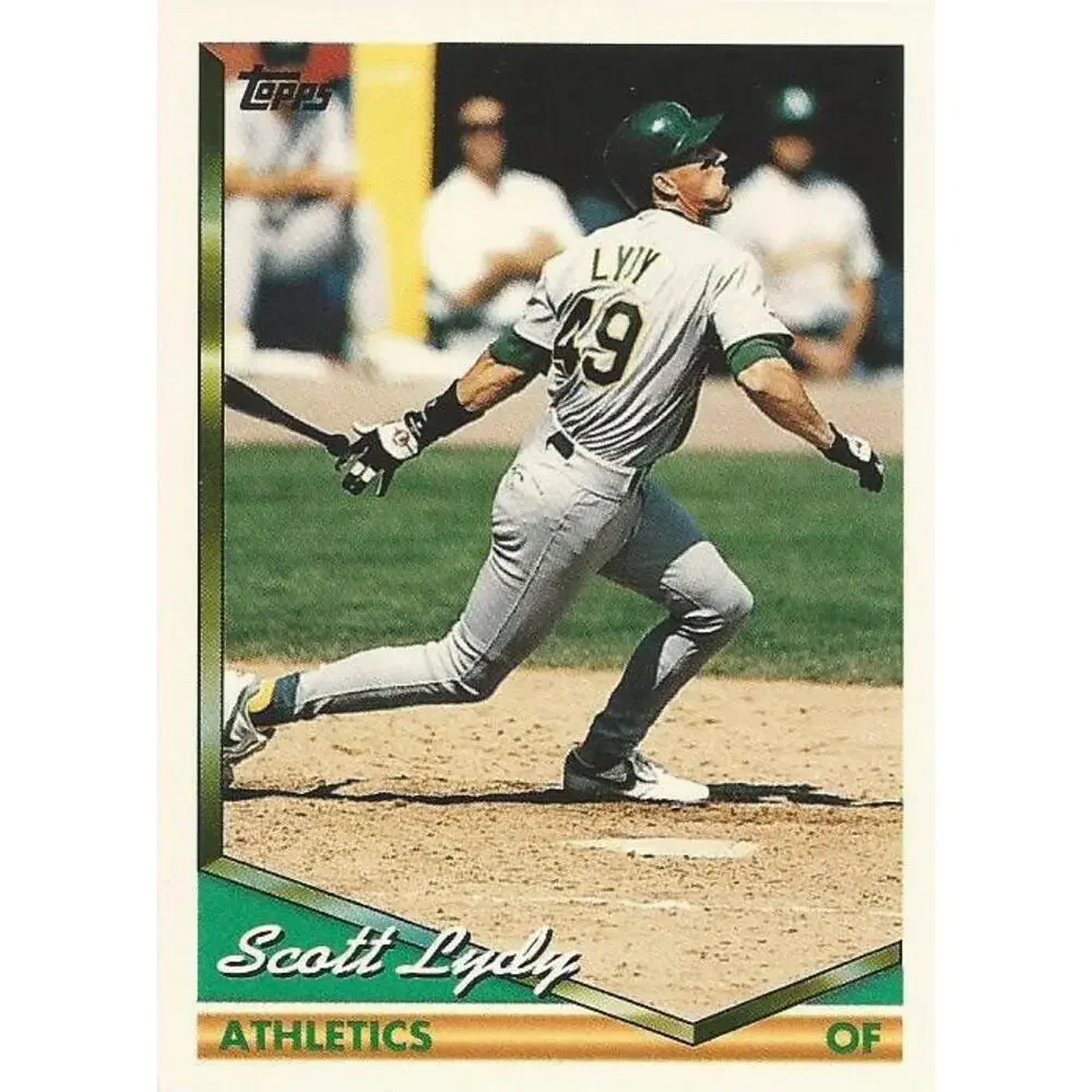 1994 Topps Scott Lydy RC # 160 Oakland Athletics